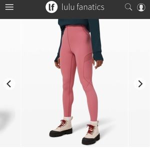 Lululemon Break a Trail SHR Tight 28”, brier rose